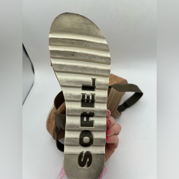 Sorel Cameron Platform Slingback Wedge Flatform Strappy Sandals Womens SIZE 10 - Picture 11 of 13